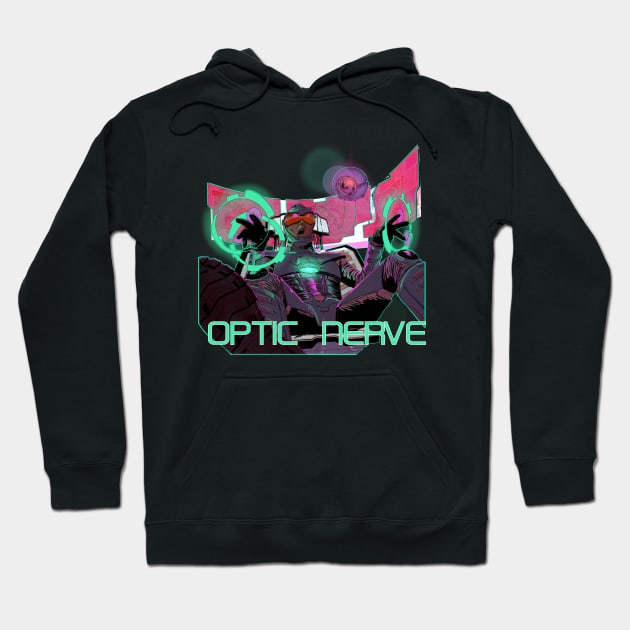 Optic Nerve Hud Hoodie by Puzzlebox Records